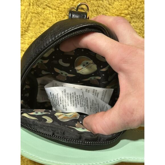 Loungefly Star Wars Mini Backpack Wristlet Grogu Baby Yoda gift idea collectible - Picture 7 of 7